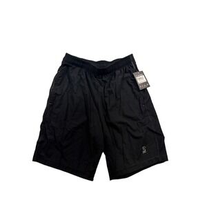 Men's SOFIBELLA  9" Game Short Medium Black Tennis Golf Pickleball NWT